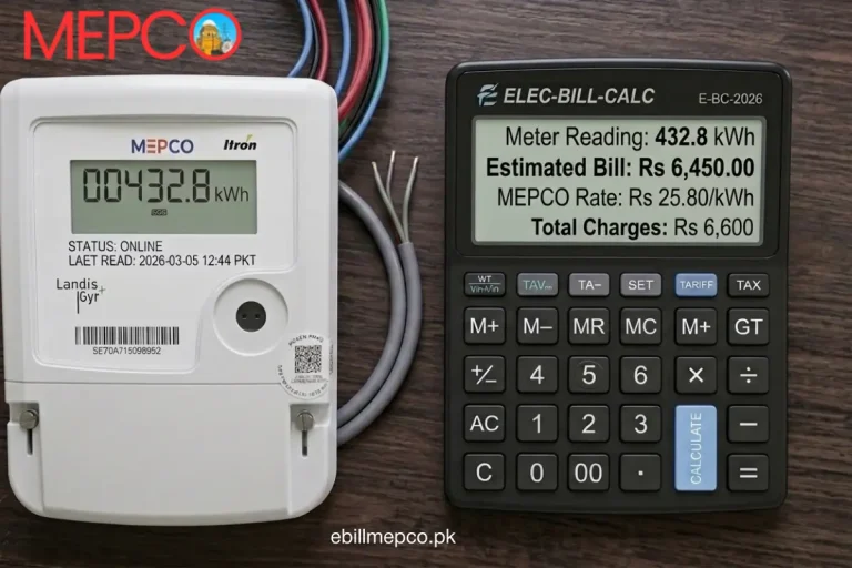 mepco bill calculator